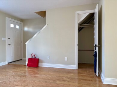 closet under the stairs