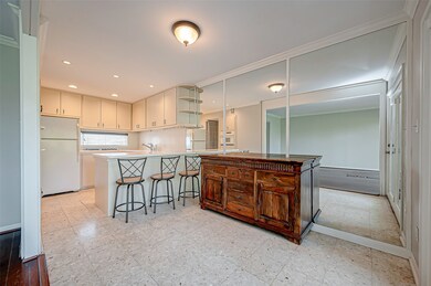 A view of the Dining area and kitchen