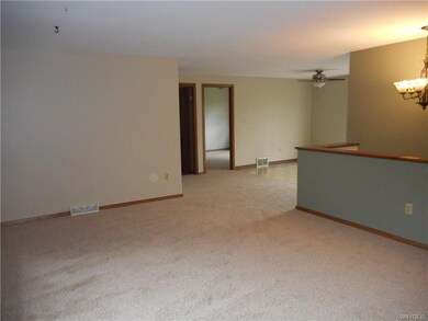 Another view of the living room. The doorway at th