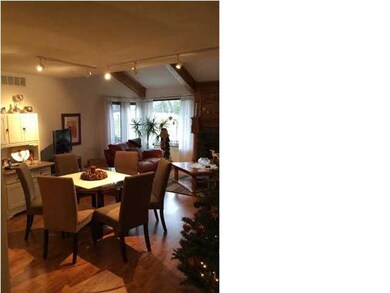Plenty of windows in the living room and dining ar