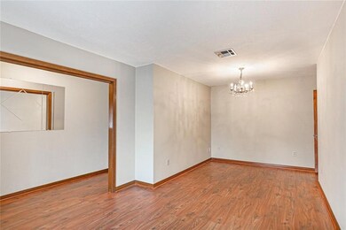 Foyer with entry to the formal dining room