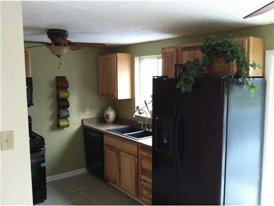 Kitchen. New refrig., dishwasher and hickory cabin