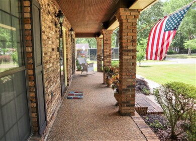 Lovely Front Porch with Tongue & Groove
