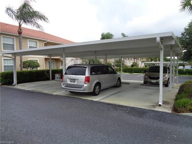 Covered parking spot, just steps away from entry