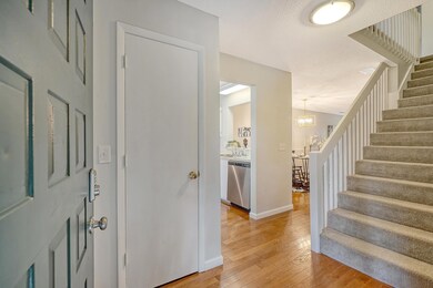 Foyer with 2 large storage closets.