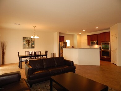 Living Area to Dining and Kitchen