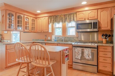 Open and light with stainless appliances