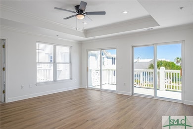 Living Room Located on Upper Level with Ocean View