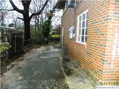 Left side of home