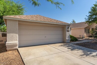 Front of garage