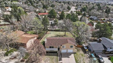 Aerial front view of home.