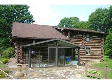 Exterior Front. Rear patio