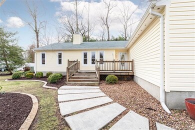 Welcoming front porch!