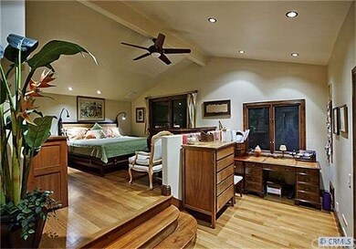 Master retreat includes a private sitting area and