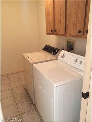 Laundry room in unit.