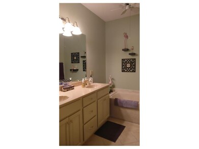 Master bathroom with walk in closet, private showe