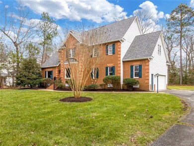 Level, landscaped lot