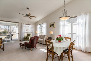 Open concept with lots of sunshine pouring in.