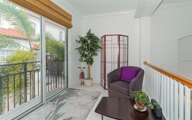 Sliding doors to the princess balcony overlooking 