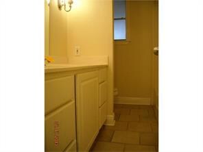 Bath. Both bathrooms are clean and painted.