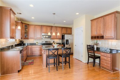 Kitchen with stainless appliances and granite countertops