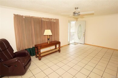 Living room and front entrance