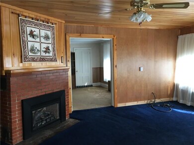 The gas fireplace makes the sun room...