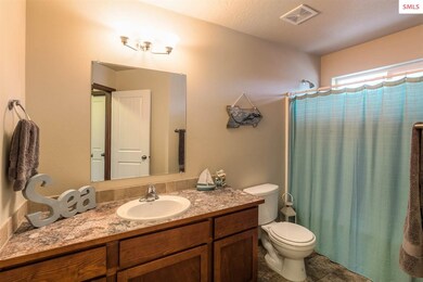 Spacious secondary bathroom.