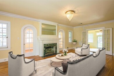 Staged living room