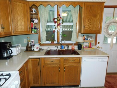 This photo shows the back door with entrance from 