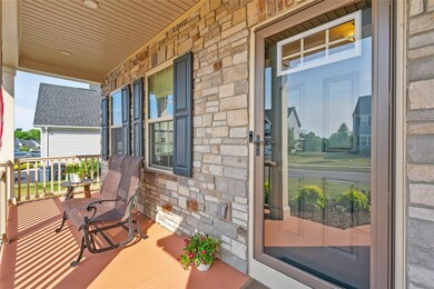Covered front porch to greet your guests...watch f
