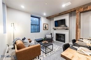 View of living room
