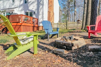 Yard big enough to have your own private fire pit.