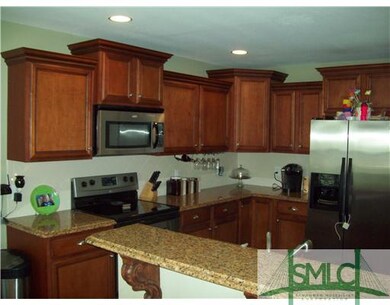 Kitchen. Beautiful granite countertops and cabinet