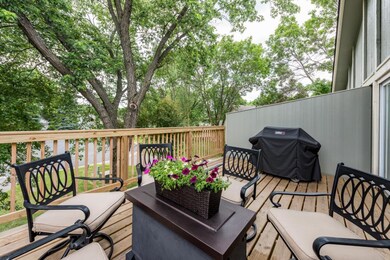 Back deck off of dining area- perfect for Grilling
