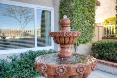 Courtyard Entry with Water Fountain