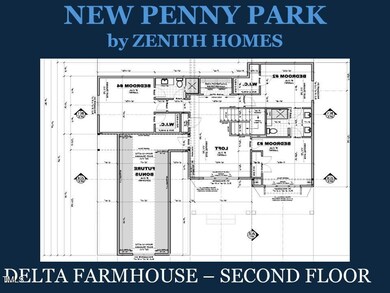 8012 PENNY RD - SECOND FLOOR PLAN