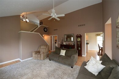 Great Room with Ceiling Fan