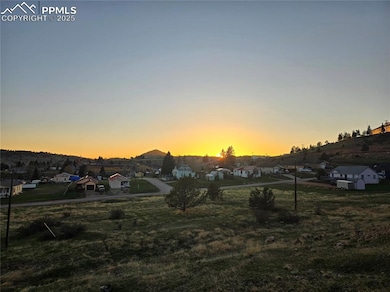 View of mountain background with nearby suburban a