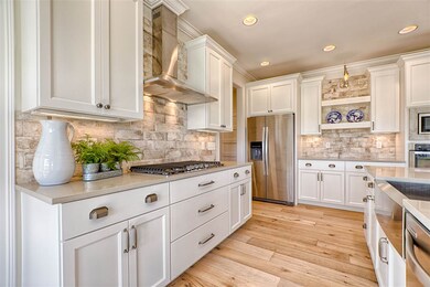 Abundance of cabinets in the kitchen