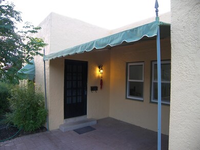 Front porch- front door