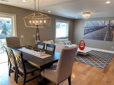 Eating area wide open to the family room