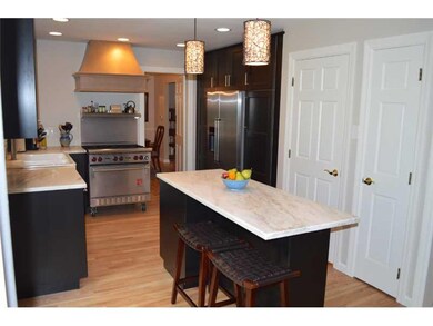 Kitchen. Gorgeous kitchen remodel with wall of pan