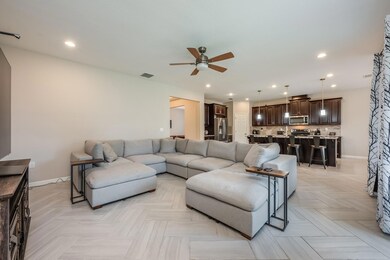 Open living/kitchen.