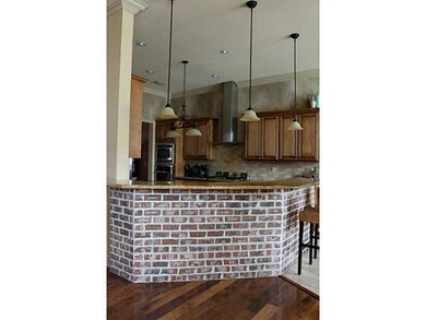 Kitchen. REAL BRICK ACCENTS THROUGHOUT