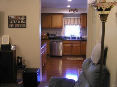 Living Room into Kitchen