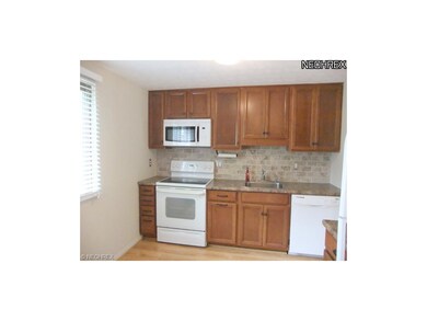 The pretty and updated kitchen provides maple cabi