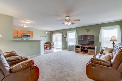 The main living area is spacious with an open conc