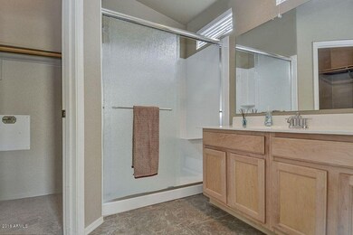 Master bath with renovated shower