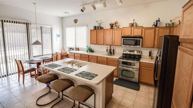 Large island kitchen with sink